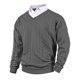 thumbnail image 2 of Ceisia Men's Regular-Fit Fake Two-Piece Cable-Knit V-Neck Sweater Multi-Solid Gift, 2 of 9