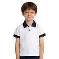 thumbnail image 4 of Fozruso Boys Summer Short Sleeve Collared Shirt Casual Comfortable Uniform Shirts for Kids Back to School Wear, 4 of 7