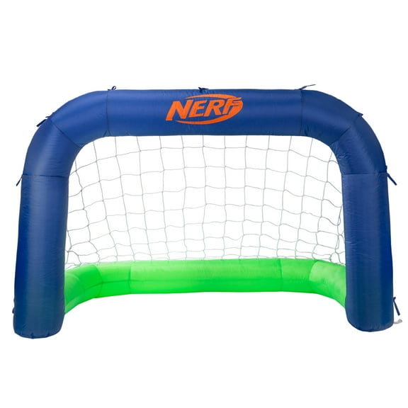 NERF Air Goal- Instant Blow Up Soccer Goal - Plug In and Inflates in 10 Seconds