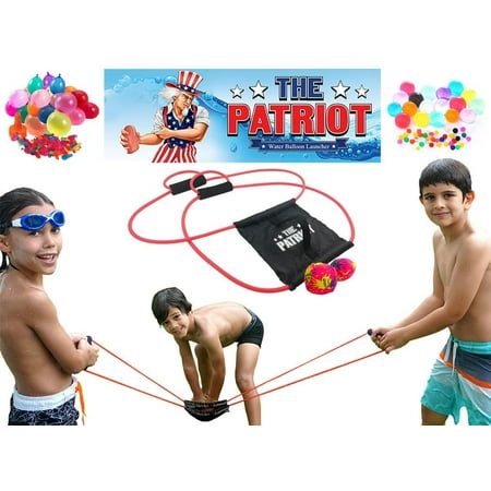 The Patriot Water Balloon Launcher Outdoor Toy Includes 50 The Patriot Water Balloon Launcher