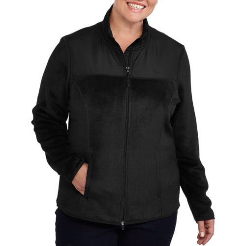 Danskin Now Women's Plus-Size Sport Fleece Jacket - Walmart.com