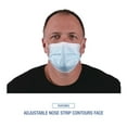 thumbnail image 4 of Boardwalk MS2000 Three-ply General Use Face Mask, Blue, 50/box, 40 Boxes/carton, 4 of 8