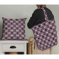 thumbnail image 5 of Soimoi Purple Poly Georgette Fabric Circle Art Geometric Print Sewing Fabric Yard 52 Inch Wide, 5 of 5