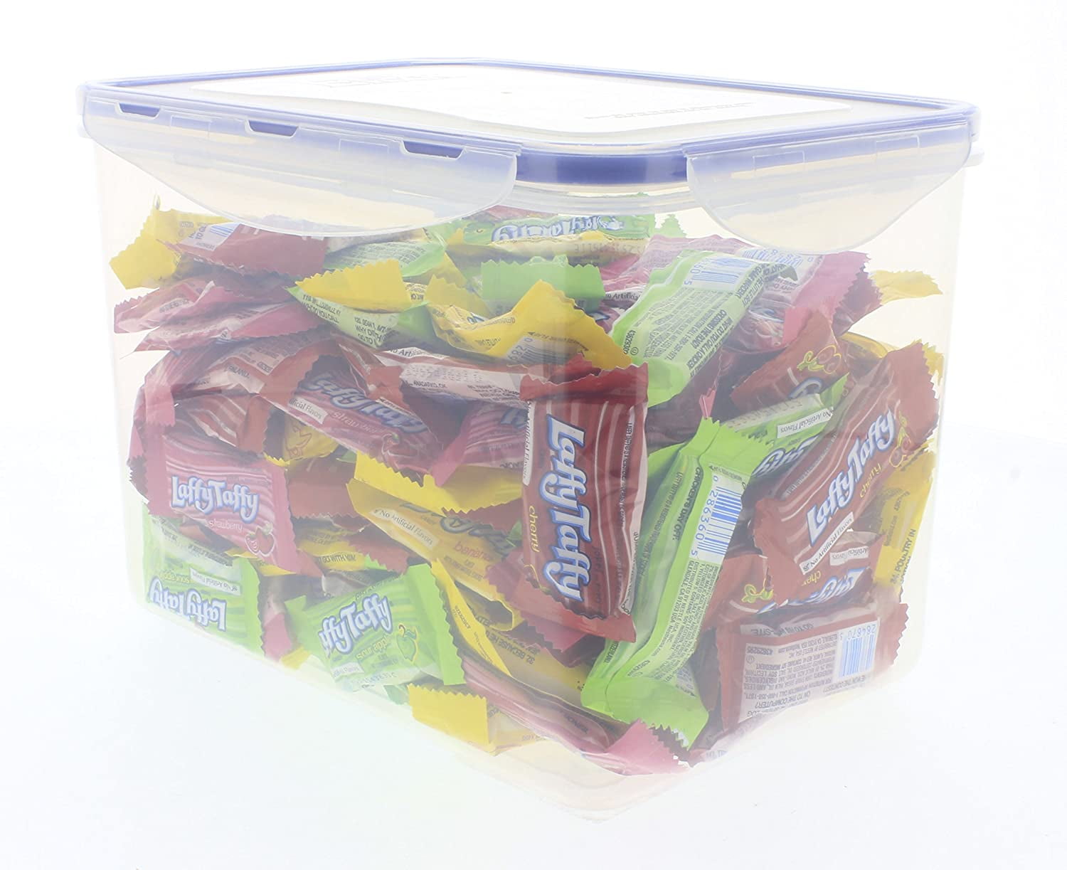 LAFFY TAFFY bulk in an EasyLock airtight, watertight, and stackable