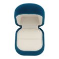 thumbnail image 1 of Velvet Jewelry Present Box Case Soft Luxurious Fashionable Storage Case for Proposal Blue Fit Necklaces Bracelets Pendants Rings Romantic Ambient Beautiful Accompaniment to Jewelry, 1 of 7