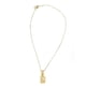 thumbnail image 2 of Collar con dije de oro laminado letra brillos R, 2 of 5