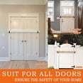 thumbnail image 5 of 2x4 Door Barricade Brackets. Upgrade Door Barricade Security Bar Provide Home, 5 of 9