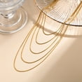 thumbnail image 4 of 5PCS Gold Layered Chain Necklaces 18k Gold Plated Dainty Box Chain Neckalce for Women, Adjustable Layering Necklace Set Gifts, 4 of 7