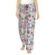 thumbnail image 1 of Balery Abstract Floral Pantalones de pijama para mujer, pijamas ultraligeros, pantalones de estar por casa-Large, 1 of 6