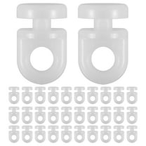 WHAMVOX 200pcs Curtain Plastic Ceiling Curtain Track Hooks Drapery Rail Gliders With Hooks For Shower Window Accessories