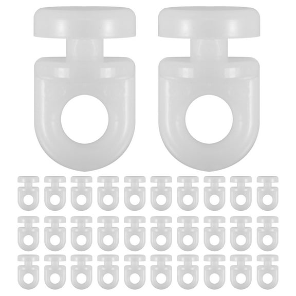 WHAMVOX 200pcs Curtain Plastic Ceiling Curtain Track Hooks Drapery Rail Gliders With Hooks For Shower Window Accessories