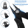 thumbnail image 3 of Diagonal Cutters, Precision Electronic Flush Cutters for Multifunctional Use, 2Pcs Ergonomically Designed Wire Snips with Ultra Sharp Blades, 3 of 8