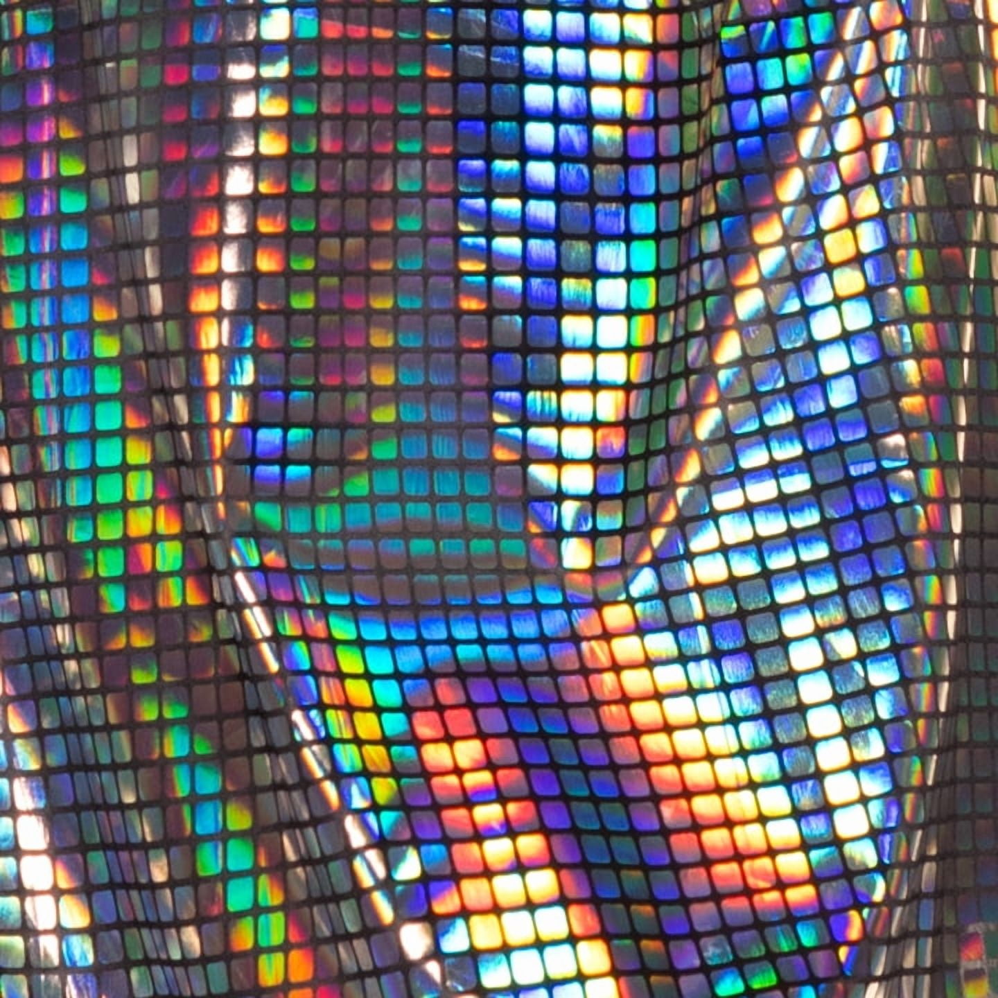 UNDERWRAPS 70s Hologram Mini Dress - 70s Outfits For Women, Rave Costume, Disco Mini Dress, Festival Outfits, Halloween Dance Party Dress Up