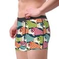thumbnail image 2 of Pofeuu Lantern Koi Fish Print Men’s Boxer Briefs, Moisture-Wicking Underwear, Regular,Trunk-Large, 2 of 5
