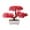 Red, variant on UDIYO Artificial Bonsai Tree, Realistic Juniper Tree  for Home Table Office Desk Bathroom Shelf Bedroom Living Room Farmhouse Decorations