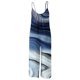 thumbnail image 5 of ICHUANYI Clearance Women Print Jumpsuit Pajamas Casual Sling Wide Leg Long Pants(Navy, S) ICHUANYI WER2023080806612, 5 of 5