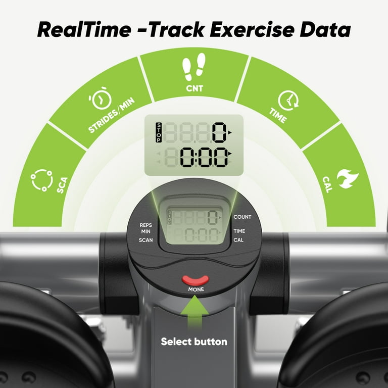 edx Steppers for Exercise, Mini Home Fitness Step with Resistance