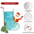 thumbnail image 5 of Salouo Tranquil Ocean Canoe Journey Print Christmas Stockings,Large Xmas Stocking Set of 1 Holiday and Farmhouse Stocking for Christmas Holiday Party Decoration(17.7*11 Inch), 5 of 7