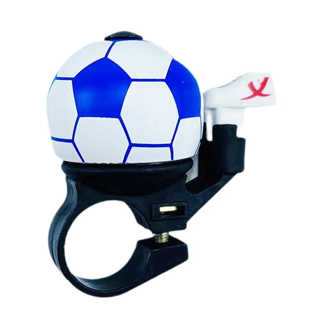 Timbre para bicicleta, timbres para manillar, balón de fútbol ligero, diseñado para fútbol Azul