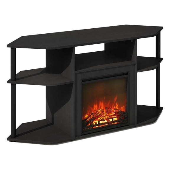 Electric Fireplace TV Stand - Corner Entertainment Center for TVs up to 55 Inch