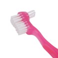 thumbnail image 3 of Cepillo de limpieza para dentadura postiza, cepillo para dentadura postiza portátil para eliminación de suciedad de placa para ancianos, regalo para viajes en casa, 3 of 8