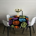 thumbnail image 2 of BZPIZ Round Halloween Table Runner Halloween Dinner Table Runner Favors Supplies for Table Decor Indoor Outdoor Backdrop Banner, 2 of 5