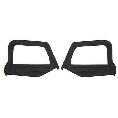Smittybilt Replacement Upper Doorskins, Black Diamond - 89735