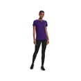 thumbnail image 2 of Camiseta deportiva Under Armour UA Locker para mujer, color morado XXS, 2 of 5