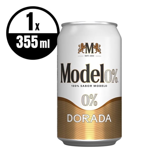 Cerveza Modelo Dorada Cero 355 ml