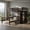 Brown, variant on Demi Bonn Twin Over Twin Loft Bunk Bed with Bookcase, Twin Bunk Beds, Space-saving Solid Wood House Bed Frame, Gray