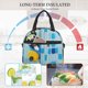 thumbnail image 4 of Disketp French Bulldog Dog in a Bathtub Lonchera Térmica para Mujer y Hombre, Bolsa de Almuerzo Reutilizable e Impermeable para Trabajo, Viajes y Picnic, 4 of 7