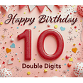 thumbnail image 4 of Happy Birthday 10th Anniversary Backdrop Banner Party Supplies Photography Props Double Digits Birthday Decoration Balloon Decor Background Party Decors, 4 of 8