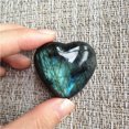 thumbnail image 4 of braveheart Moonstone Heart Shaped Palm Stone - Wide Application For Meditation And Suitable For DIY 1Set, 4 of 6