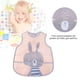 thumbnail image 3 of Ropa de dibujos animados para bebés y niños pequeños, babero de alimentación impermeable, delantal, tipo chaleco (1 #), 3 of 5