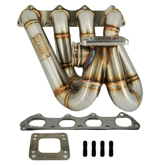 B Series T3 T4 Top Mount Turbo Manifold B16 B18 B20 44mm For Honda Acura Del Sol