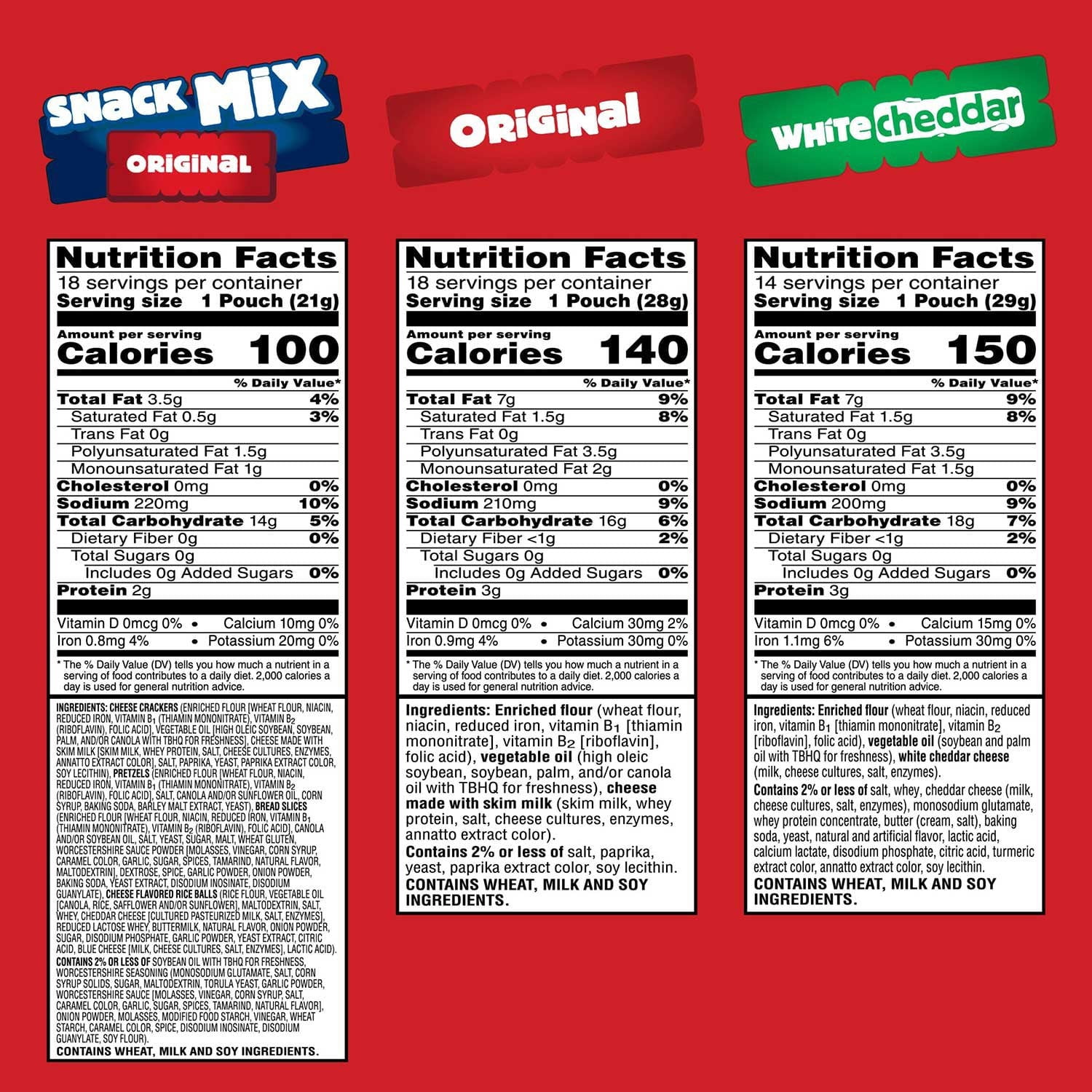 Cheez-It Snack Mix and Baked Snack Crackers Variety Pack