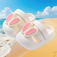 thumbnail image 2 of purcolt Slides for Kids 5-12 Years, Closed Toe Non-Slip House Slippers Bathroom Beach Pool Shower Shoes Quick Dry Cushioned Thick Sole Sandals for Indoor and Outdoor, 2 of 3