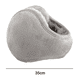 thumbnail image 2 of Orejeras de forro polar de felpa de piel sintética suave y elegante ajustable detrás de la cabeza, 2 of 5