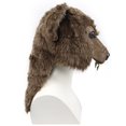 thumbnail image 3 of Máscara de oso de peluche para Halloween, cosplay, fiestas, eventos, color marrón, 3 of 5