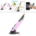 thumbnail image 3 of Ratón Inalámbrico de Escritura a Mano de 2,4G, Bolígrafo Recargable USB de Oficina, Ratón con Retroiluminación RGB, con Adaptador Bluetooth Púrpura Soledad bolígrafo óptico para ratones, 3 of 10