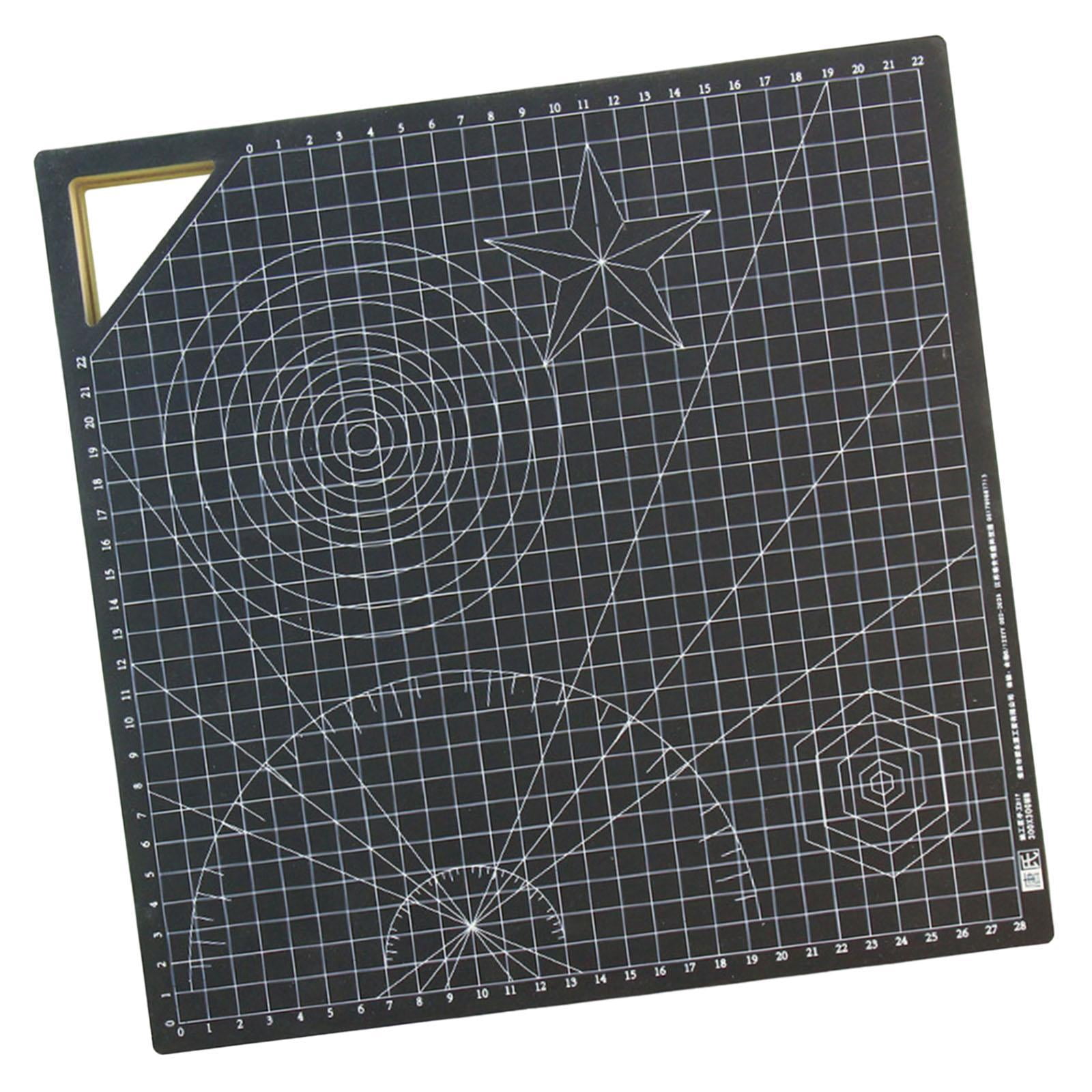 GUOOL Cutting Mat Double Sided Non Slip Square Rotary Board Crafted From Thickened Wood Material for Sewing Scrapbooking Projects Suitable for DIY Crafts Ho 30 cm