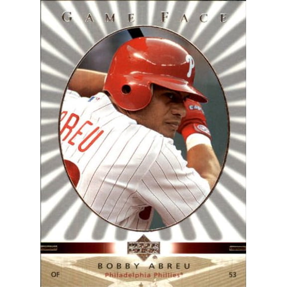 2003 Upper Deck Game Face #87 Bobby Abreu MLB Baseball Trading Card