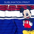 thumbnail image 6 of Disney Mickey Mouse Baby Boys' Swimwear Swim Trunks Mickey Stripe Red Navy, 6 of 6
