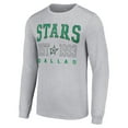 thumbnail image 2 of Men's Starter Heather Gray Dallas Stars  Logo Graphic Long Sleeve T-Shirt, 2 of 3