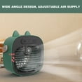 thumbnail image 4 of Air Conditioner Fan,Portable Mini Air Conditioner,USB Rechargeable Mist Fan with 3 Speed Settings,Quiet Desk Cooling Fan,Personal Air Cooler for Home,Bedroom,Travel,Office,Outdoor, 4 of 9