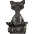 thumbnail image 1 of Figura de gato Buda caprichosa, coleccionable de yoga y meditación, regalos para amantes de los gatos, 1 of 5