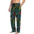 thumbnail image 5 of FREEAMG Men Game Handle Pajama Pants - Comfortable Men's Pajama Bottoms with Pockets, Sleepwear or Lounge Pants for Men#1, 5 of 7