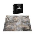 thumbnail image 5 of Ambesonne Marble Print Jigsaw Puzzle, Retro Paintbrush, Heirloom-Quality Fun Activity for Family Durable Cardboard, 1000 pcs, Sand Brown and Pale Grey, 5 of 5
