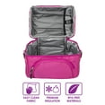 thumbnail image 3 of Bentgo Deluxe Lunch Bag - Durable and Insulated Lunch Tote with Zippered Outer Pocket, Internal Mesh Pocket, Padded & Adjustable Straps, & 2-Way Zippers - Fits Most Bentgo Lunch Boxes (Purple), 3 of 7