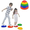 thumbnail image 3 of 5pcs/set Kids Stepping Stones Non Slip Stackable Balance Blocks For Indoor And Outdoor, 3 of 7